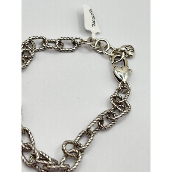 Brighton Snap charm bracelet or wear alone NWcut tag 7-8 1/4"  #36 - Picture 3 of 6